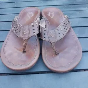 OluKai | Shoes | Olukai Polani Sandals Mens 9 Brown Leather  display picture 3